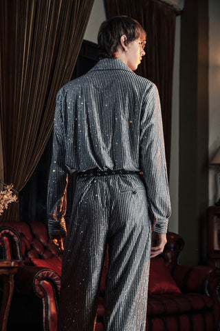 Julien blue shirt and trouser