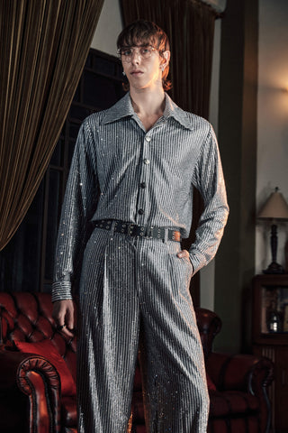 Julien blue shirt and trouser