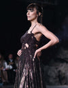 Dolly J-Medea Burnt Brown Gown-INDIASPOPUP.COM