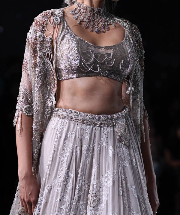 Dolly J-Calliope Dusty Ivory Lehenga Set-INDIASPOPUP.COM
