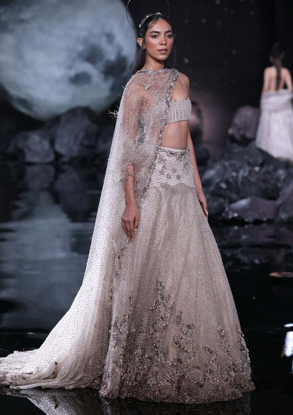 Dolly J-Myra Dusty Copper Lehenga Set-INDIASPOPUP.COM