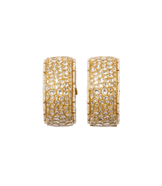 Danistha gold plated kundan bangles