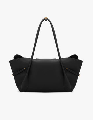 Raven black boss tote