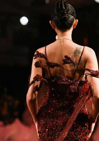 Vritti fitted gown