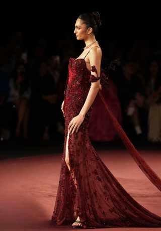 Vritti fitted gown