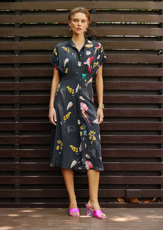 Eden Printed Shirt Dress by Nautanky, available on Indiaspopup.com