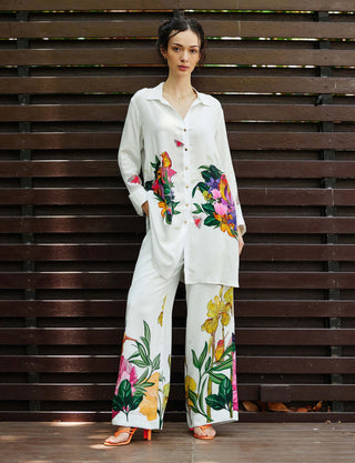 Wilderness White Shirt And Pants by Nautanky, available on Indiaspopup.com