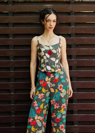 Exotica Printed Corset And Pants by Nautanky, available on Indiaspopup.com