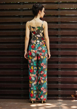 Exotica printed corset and pants