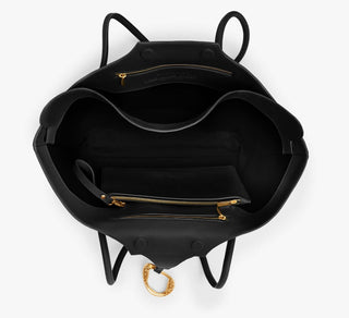 Raven black boss tote
