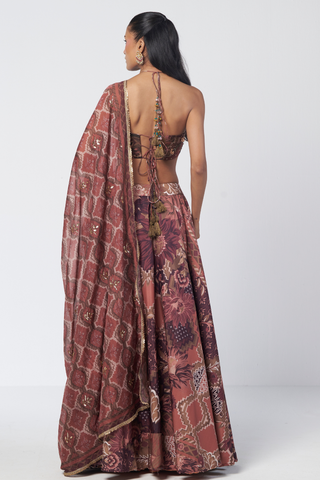 Patakha mocha lehenga set