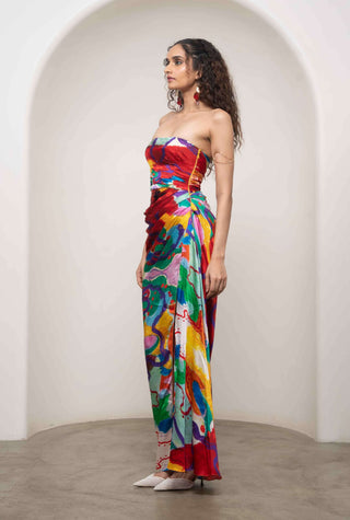 Alya cocktail maxi dress