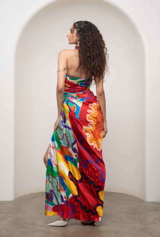 Alya cocktail maxi dress
