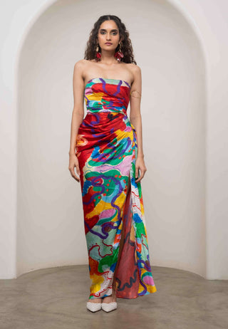 Alya cocktail maxi dress