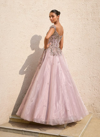 Belle mauve nuit gown