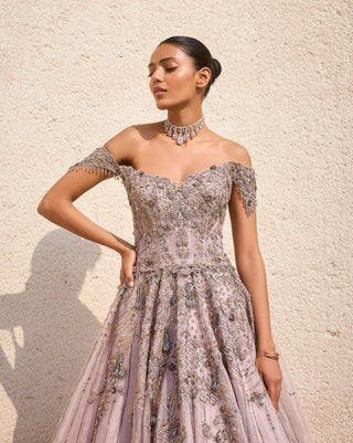 Belle mauve nuit gown