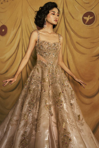 Golden soleil gown