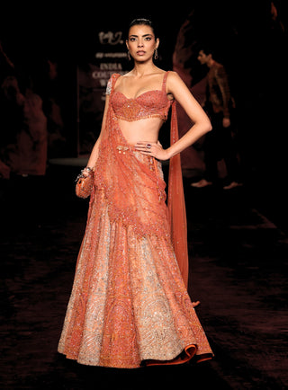 Aruna noor cocktail lehenga set