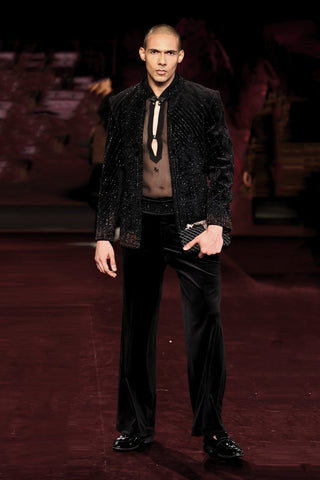 Eklavya black jacket set