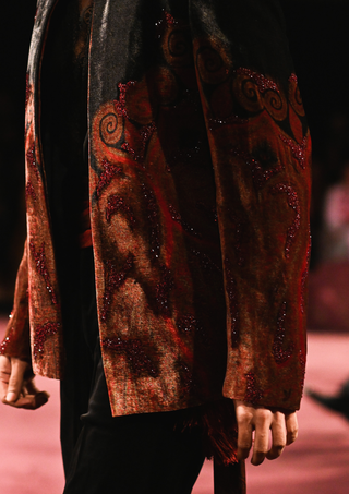 Rivan printed jacket set