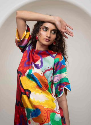 Alya shift dress