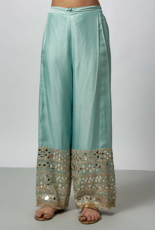 Fahar powder blue anarkali set