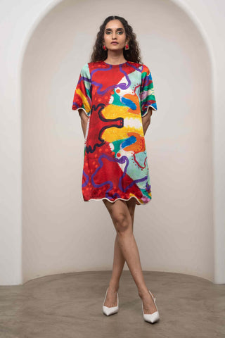 Alya shift dress