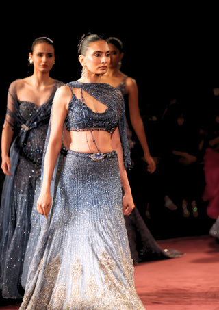 Neel aabha cocktail lehenga set
