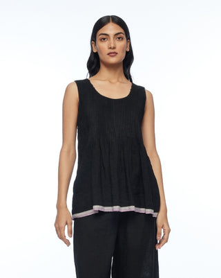 Davurica black pintuck camisole