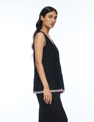 Davurica black pintuck camisole