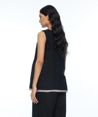 Davurica black pintuck camisole