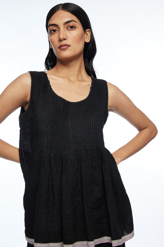 Davurica black pintuck camisole
