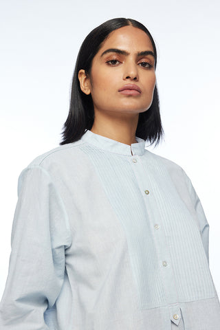 Mandonii yoke pleated top and pants