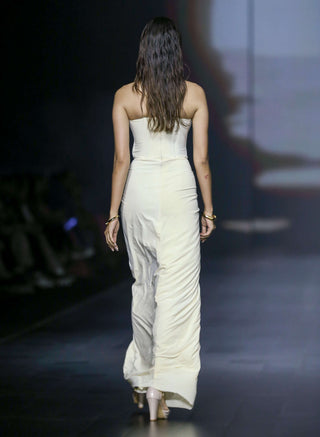 Deme By Gabriella-Pearl Ivory Gown-INDIASPOPUP.COM