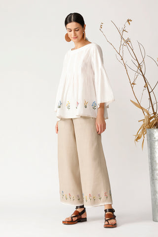 Payal Pratap-Aspen Embroidered Pant-INDIASPOPUP.COM