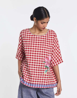 Gigantea drop shoulder top