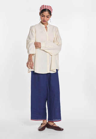 Blue penstemon elasticated pant