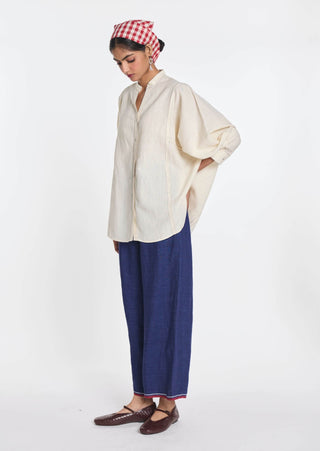 Blue penstemon elasticated pant