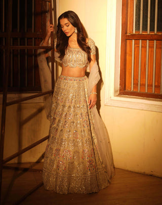 Pearl Handcrafted Lehenga Set