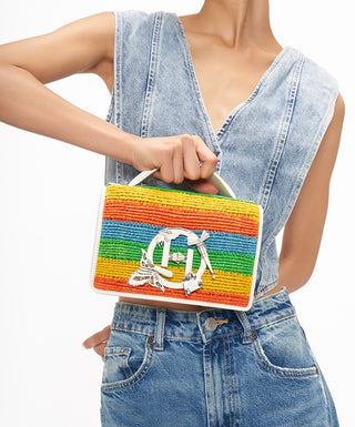 Multicolor midi disco bag