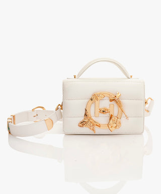 Ivory midi disco bag