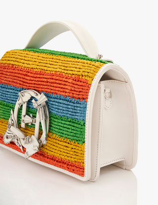 Multicolor midi disco bag