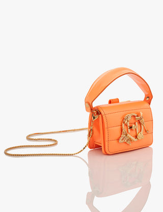 Neon orange furbie nano bag