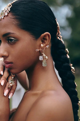 La leopard imperial earrings