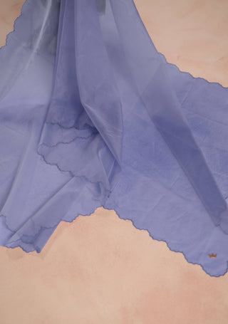 Periwinkle blue evara kurta set