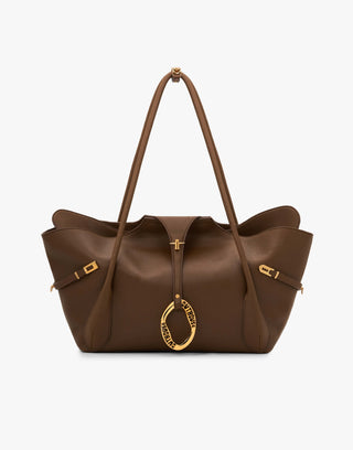 Mocha brown boss tote