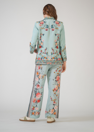 Lorina knotch collar jacket and pants