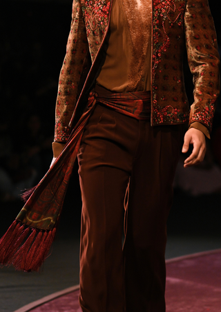 Laurel ember green jacket set