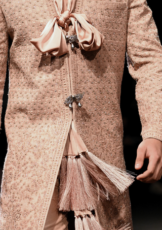 Vajra blush jacket set