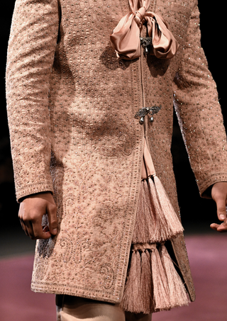 Vajra blush jacket set